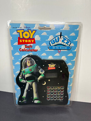 Disney Pixar Toy Story Soft Calculator BUZZ LIGHTYEAR To The Rescue NEW