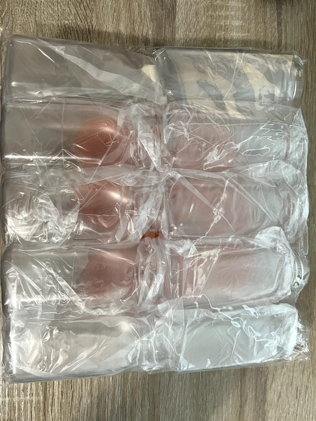 Plastic Resealable Storage Bottles with Orange Cap - Box of 10 FREE SHIPPING