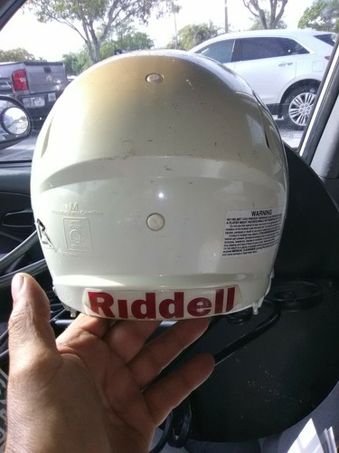 Estate find Riddell football helmet Miami hurricanes canes