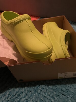 Women's Shoes UGG TASMAN X Waterproof Slip On Clog Rain Boots 1125730 Green