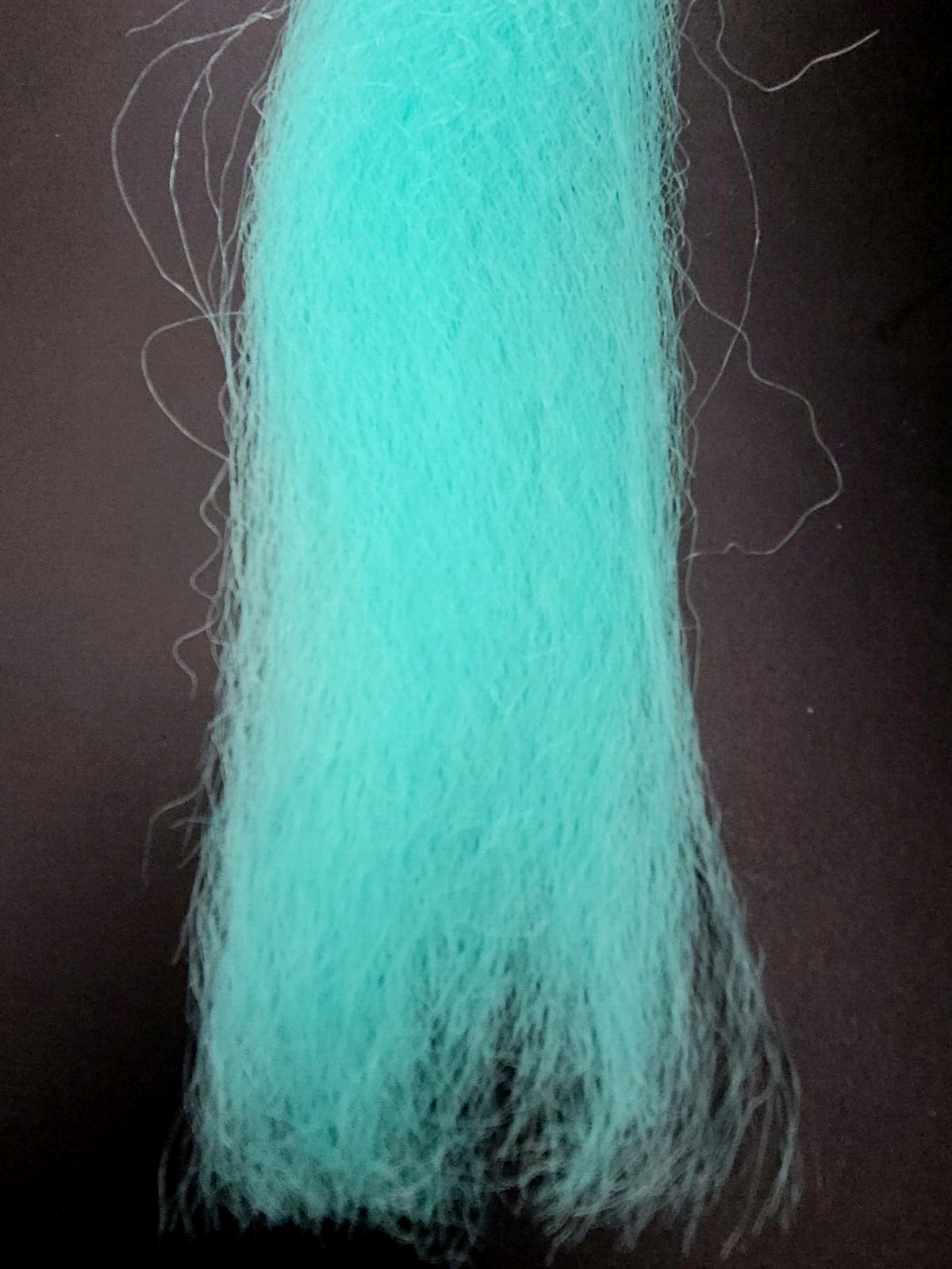 SEA FIBERS - GLOW IN THE DARK - 9 COLORS - Fly Tying Materials - 12 inch - NEW!