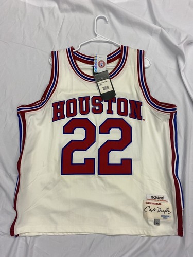 Clyde Drexler サイン入りジャージ 22 Vintage 90s Houston Rockets Clyde Drexler #22 Champion