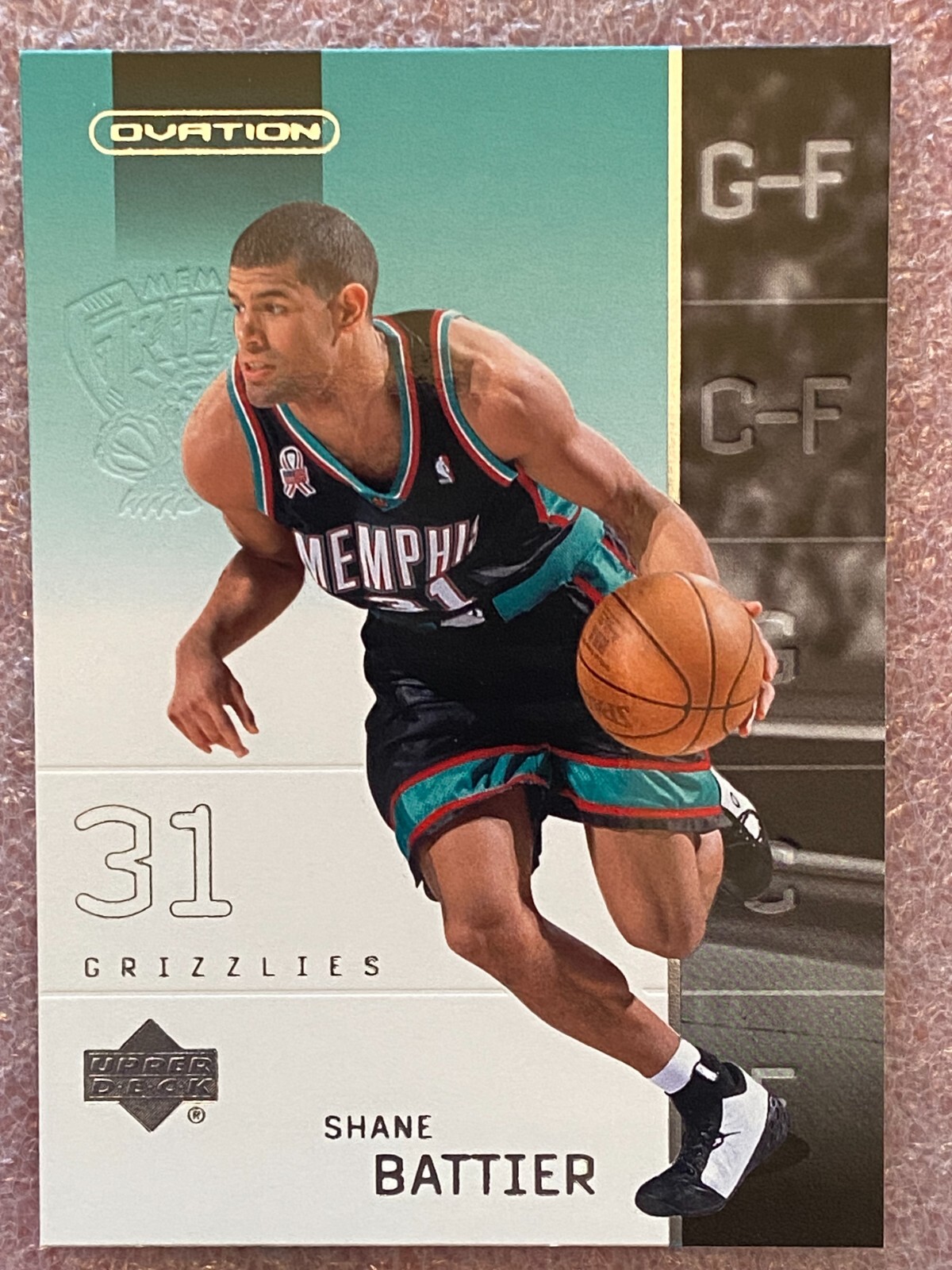 2002 Upper Deck Ovation #40 Shane Battier Memphis Grizzlies