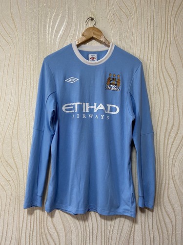 MANCHESTER CITY 2009 2010 HOME FOOTBALL SHIRT SOCCER JERSEY