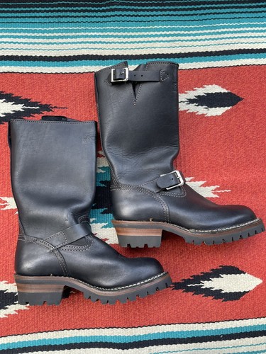 Wesco Boss Custom Engineer Boots Leather Biker Motorcycle Wesco Boss Custom Engineer Boots Leather Biker Motorcycle