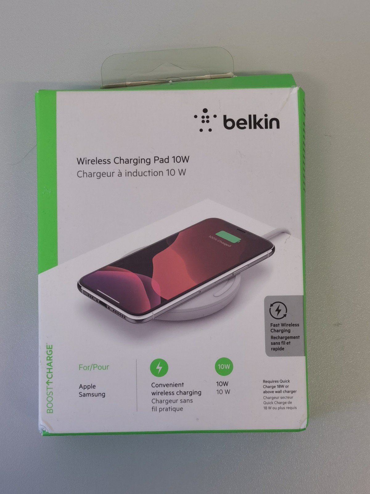 Belkin 10W Wireless Charging Pad incl. Micro-USB Kabel ohne NT 