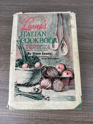 Leone's Italian Cookbook by Gene Leone 1967 Harper & Row