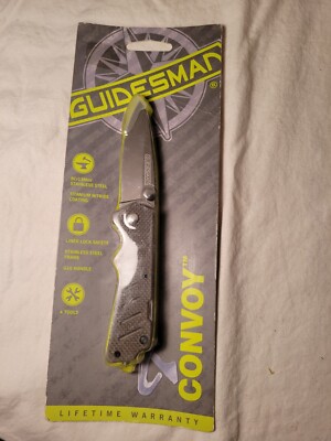 NEW Guidesman Convoy folding knife (bottle opener, glass hammer, screwdriver)