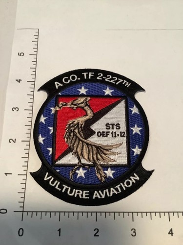 US ARMY HELICOPTER A CO 2/227 VULTURES AVN SQD PATCH | eBay