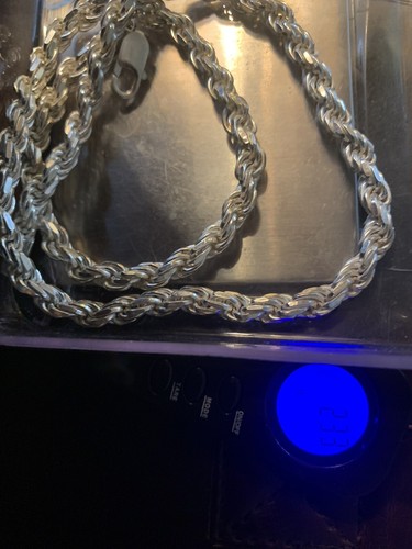 925 sterling silver heavy chain 20” | eBay
