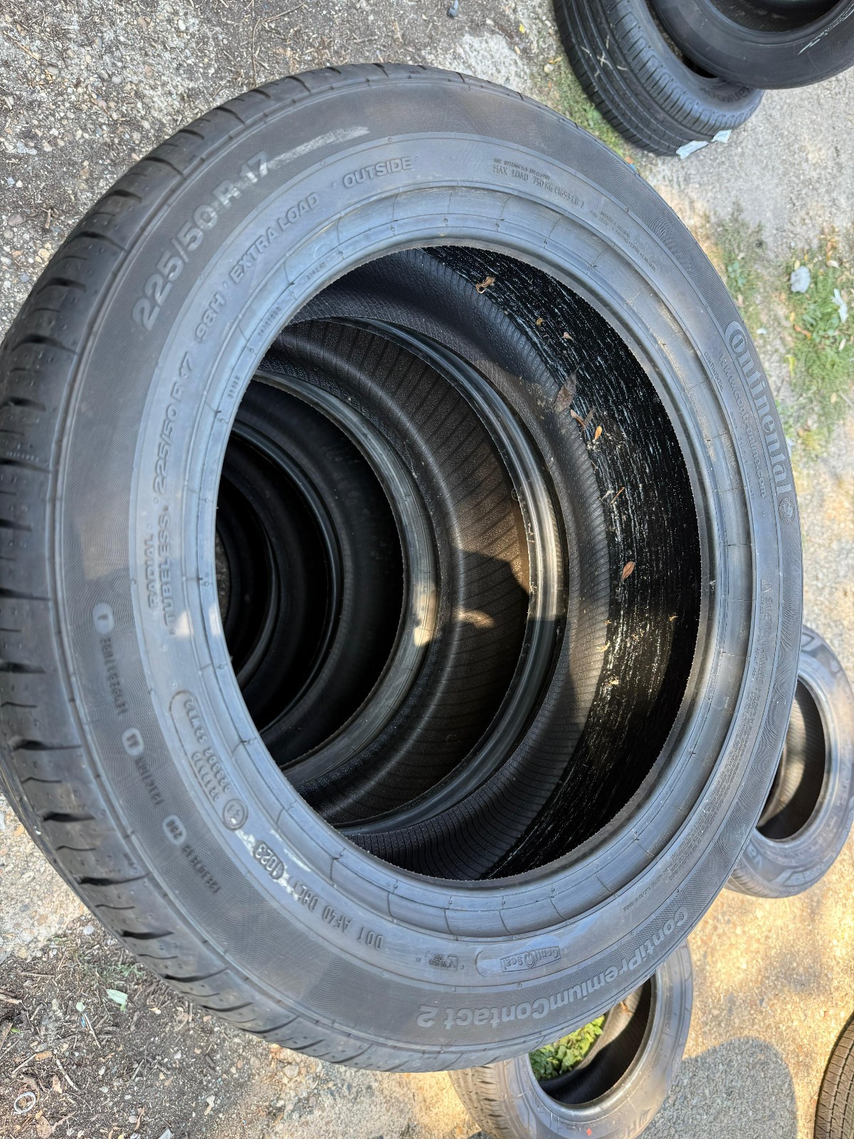 New 225 50 17 Continental, CPC 2, XL, C-Seal 98H x1 Single Tyre (F1_tyres) YD158