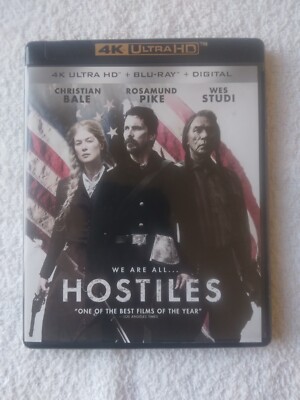 Hostiles 4K Ultra HD missing disc please read