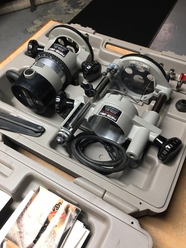 Porter Cable USA Router Combo, W/Bits.(Whiteside, Freud, Amana) 6931, 6902, 1001