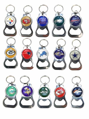 Nfl Bottle Opener Key Ring