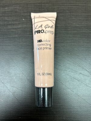 L.A. Girl Pro Prep Correcting Face Primer, Cool Pink Neutralizes Redness,New