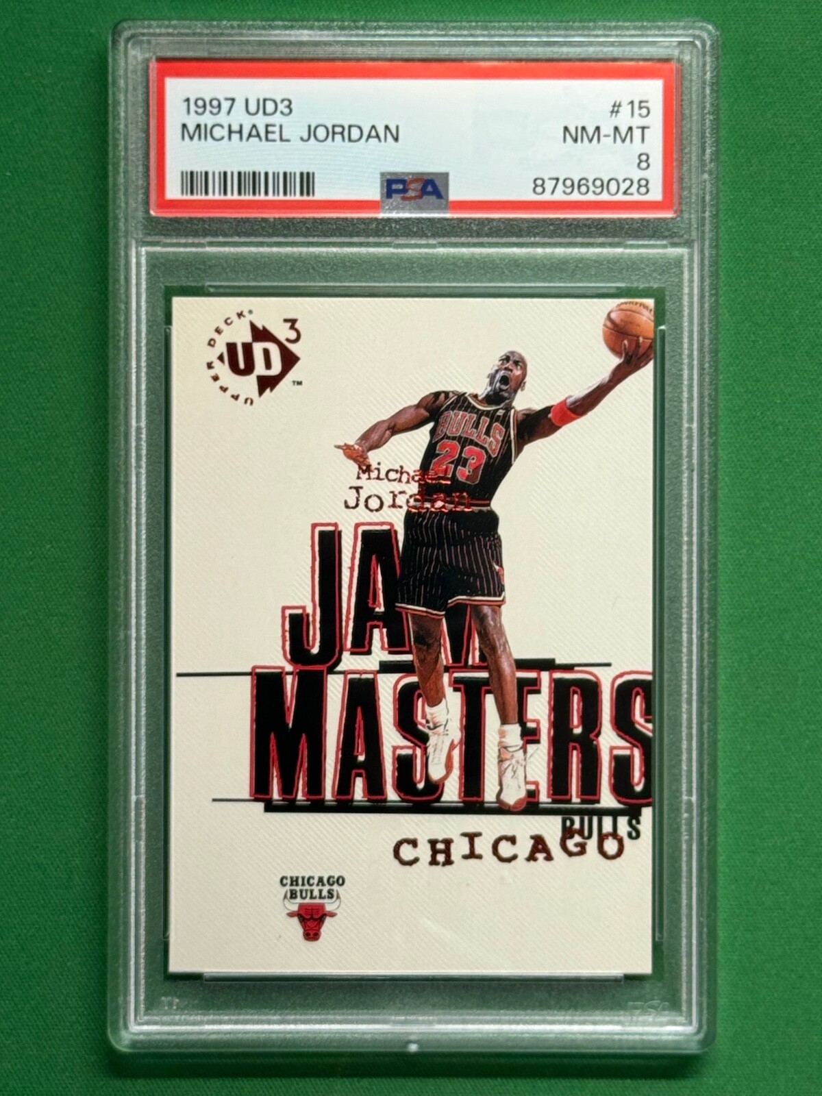マイケル ジョーダン UD Lineage PSA 8 2008 UD Lineage Mr June #MJ-8 Michael Jordan PSA 8 (3 in all