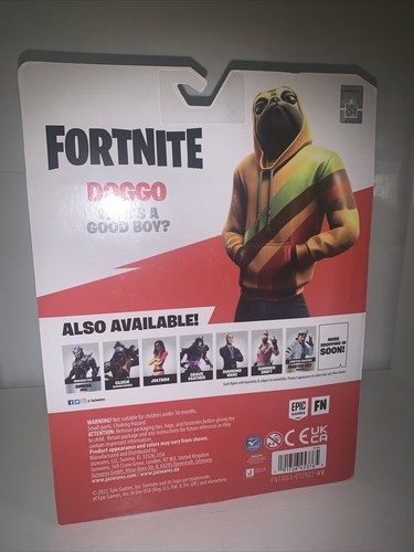 Doggo & Lil&rsquo; Treat FORTNITE Emote Series 1 #194 4" Rides Epic Games 2022 Dog Boy