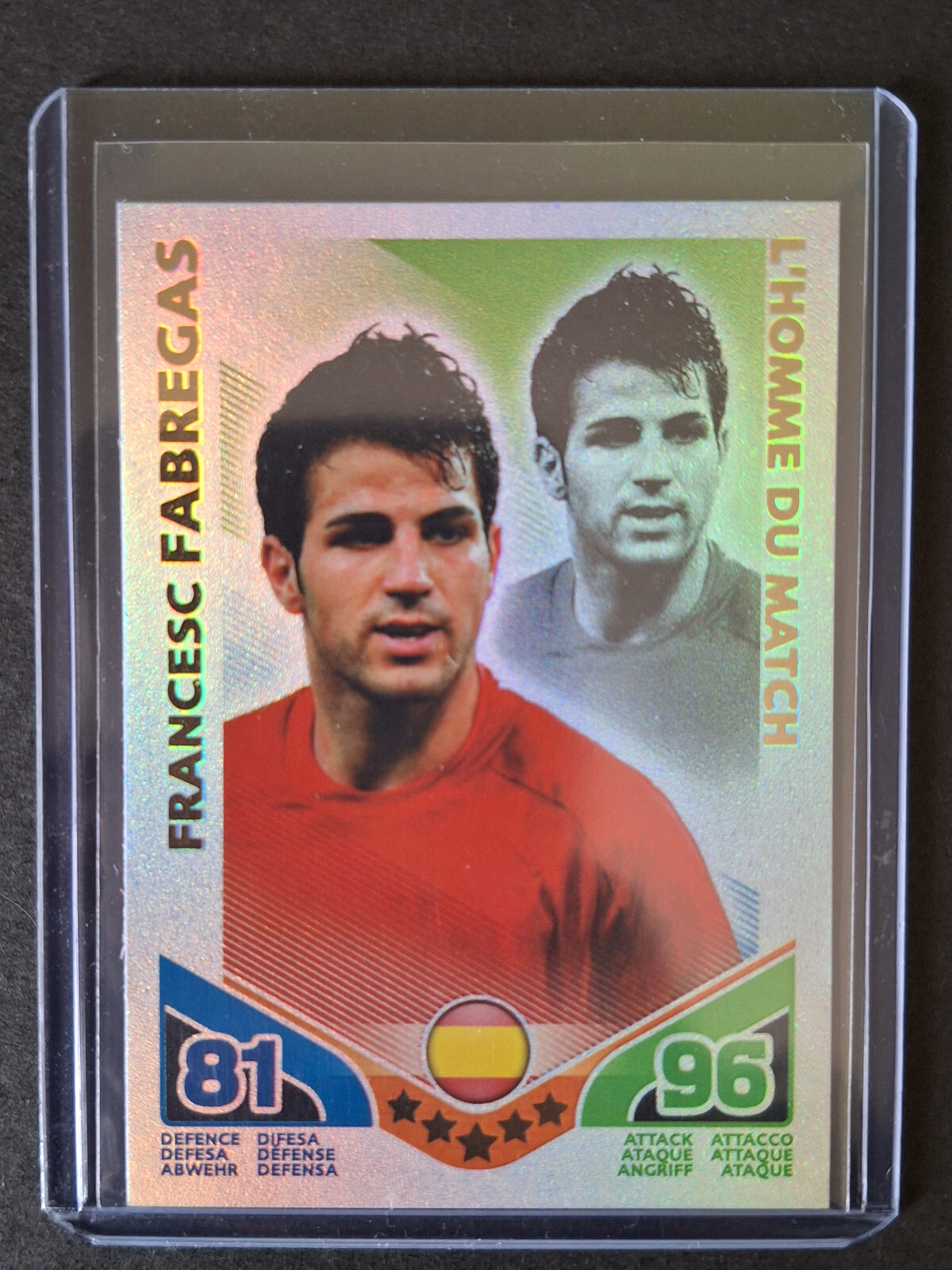 205★サッカー★francesc fabregas★prostars Francesc Fabregas Spain Card Topps Match Attax Football