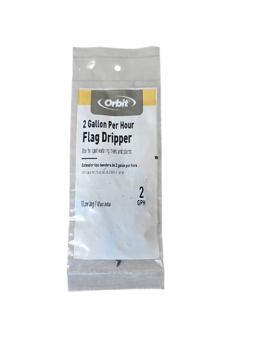 Irrigation Flag Dripper, 10 Count, 2GPH