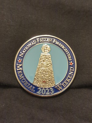 National Fallen Firefighter Memorial 2023 Challenge Coin    Fire 