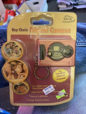   NEW Sakar Key Chain Digital Camera - Digital Concepts USB 3 IN 1 - Sealed F/S