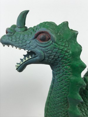 1980's Vtg Two-Headed Imperial Rubber Dragon Toy