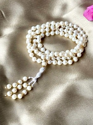 Mother of Pearl Mala Necklace