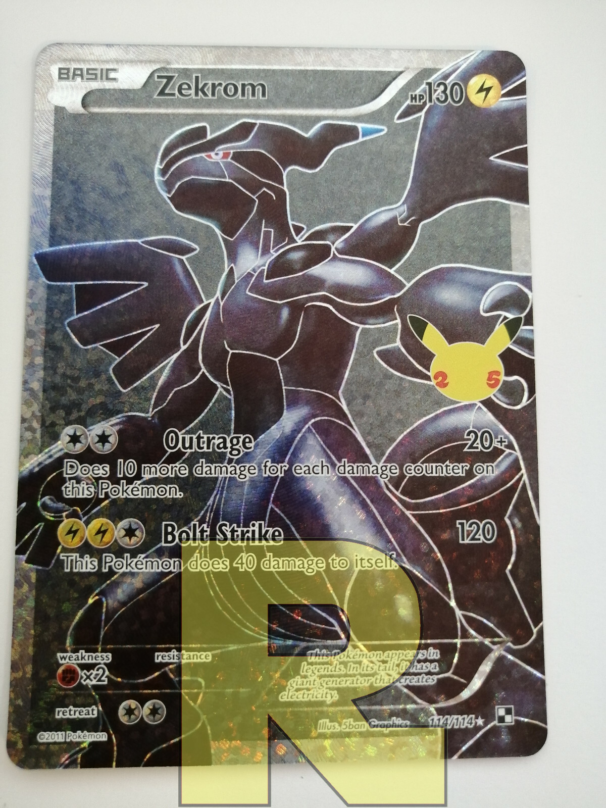 Zekrom full art 114 ゼクロム　英語版フルアート Zekrom (114 Full Art) 114/114 Black & White Holo HP/DMG | eBay