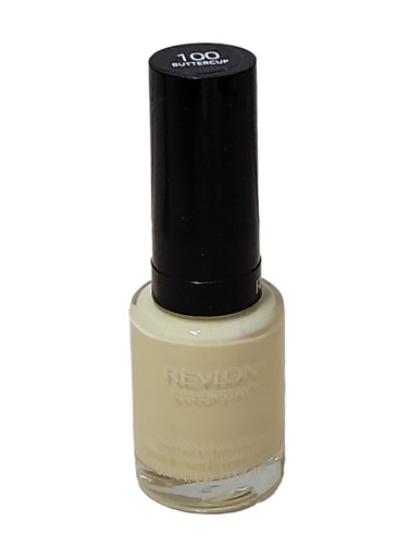 Revlon Colorstay Longwear Nail Enamel Nail Polish,  100 Buttercup (Pack of 2)