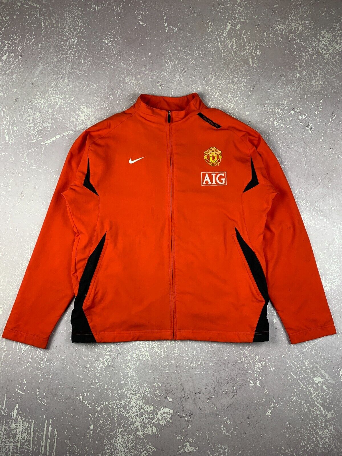 2007/2008 Y2K Vintage Nike Manchester United AIG Track Top 2007/2008 Y2K Vintage Nike Manchester United AIG Track Top