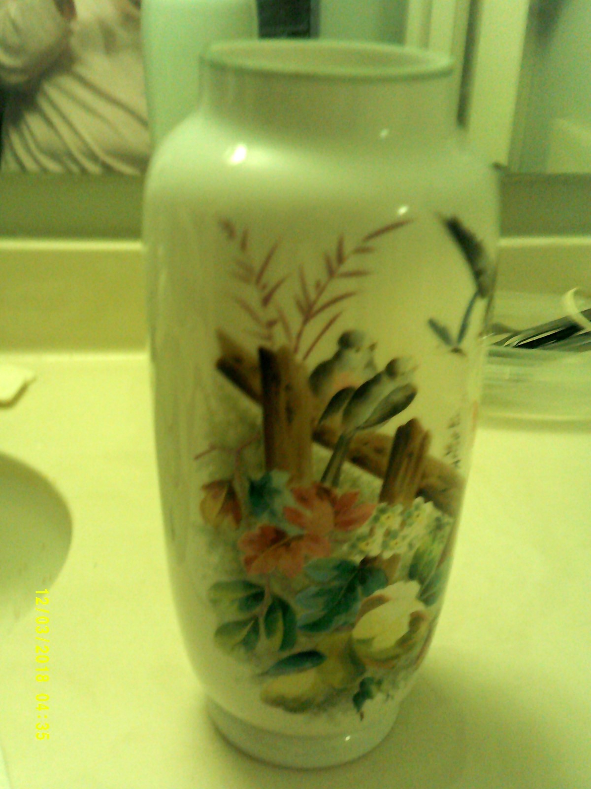 Tall Bristol Vase, really nice,