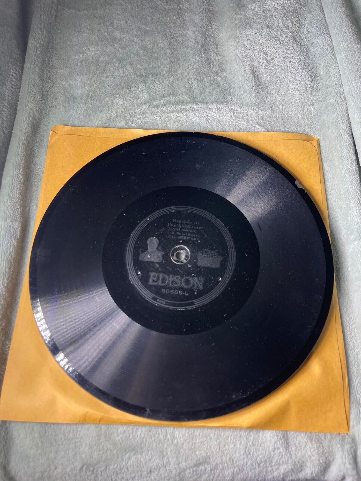 EDISON Record 78 rpm 50689-L RAGTIME AT PUNKIN CENTER / UNCLE'S JOSH BIRTHDAY EDISON Record 78 rpm 50689-L RAGTIME AT PUNKIN CENTER / UNCLE'S JOSH BIRTHDAY