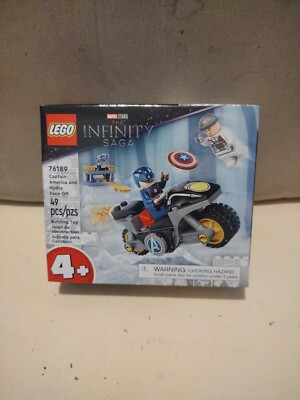 LEGO Marvel Super Heroes: Captain America and Hydra Face-Off Set #76189 49pcs. Z