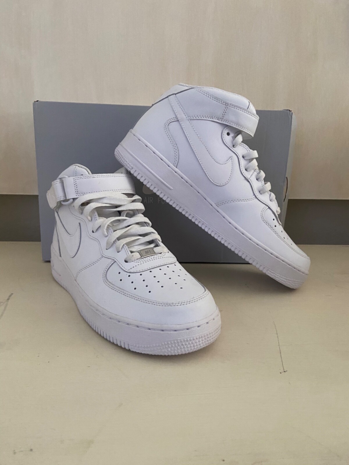 Size 12 - Nike Air Force 1 Mid '07 White 315123-111 883412741316| eBay