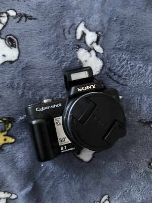 Sony Cyber-shot DSC-H10 8.1MP 10x Zoom Digital Camera - Black 