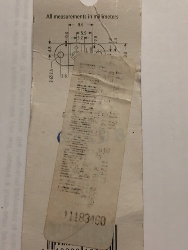 Size K Coaxial DC Power Jack 5.0mm x 2.1mm 2/PK New RadioShack 274-1565