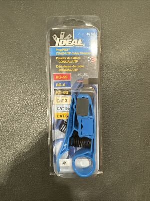 IDEAL Industries, Inc. 45-605 PrepPRO Coax/UTP Cable Stripper, Cable Stripping
