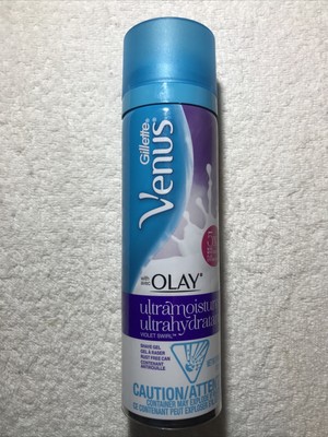 Gillette Venus w/ Olay Ultra Moisture Violet Swirl  Shave Gel 6 oz For Soft Skin