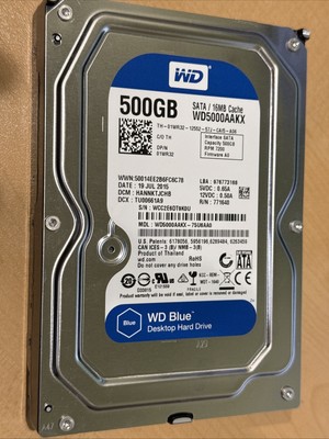 Dell Inspiron 3647 replacement 500GB Hard Drive with Win 7 Pro 64bit preloaded