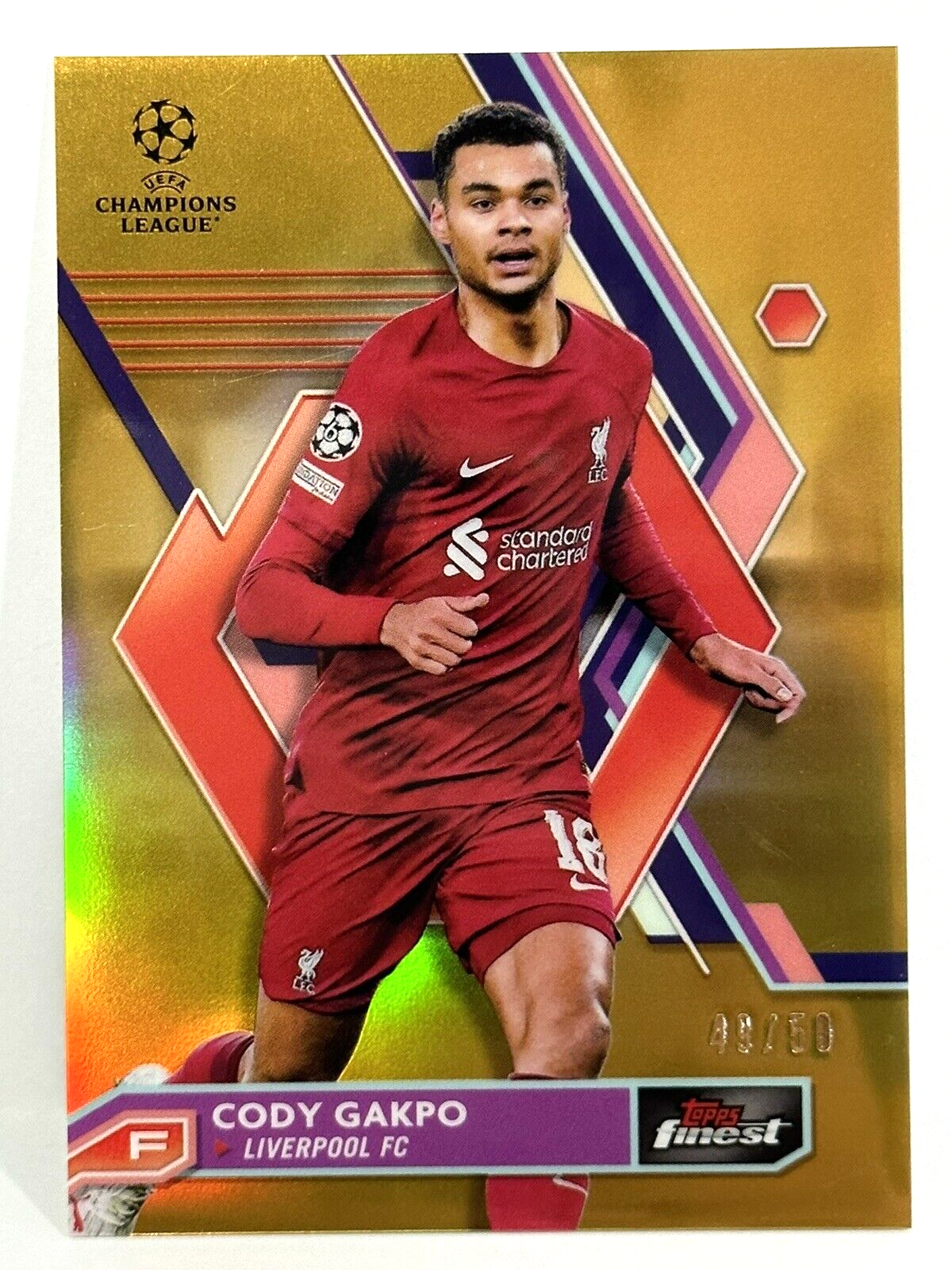 2022-23 Topps Finest UEFA Champion League Liverpool Cody