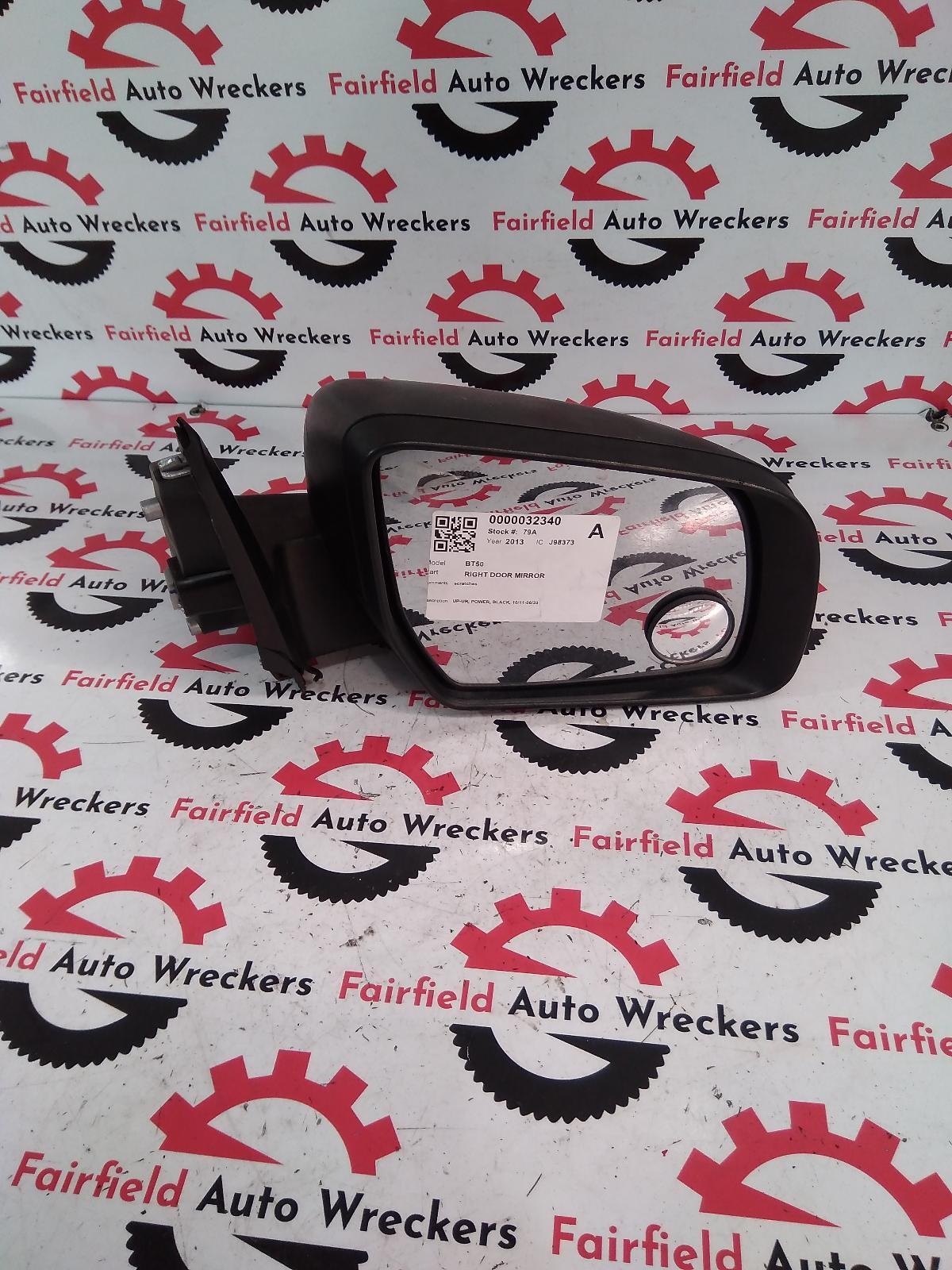 MAZDA BT50 UP-UR 10/2011-06/2020 RIGHT DOOR MIRROR BLACK - thumbnail 3