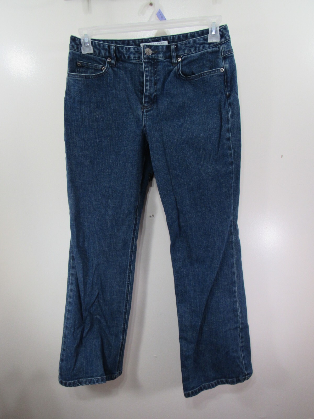 Geoffrey Beene Sport Jean Pants Size 8S Blue Denim Button