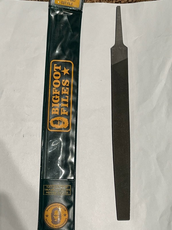 Big Foot 8" Flat Second Cut Hand File Fast Free