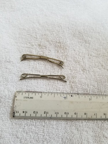 Two (2) antique tie collar bars