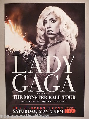 Lady Gaga - The Monster Ball Tour PRINT AD - 2011 ~~ HBO | eBay