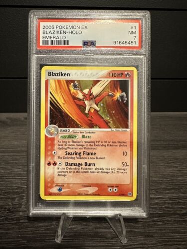 Pokémon TCG Blaziken EX Emerald 1/106 Holo Rare PSA 7 | eBay Pokémon TCG Blaziken EX Emerald 1/106 Holo Rare PSA 7 | eBay