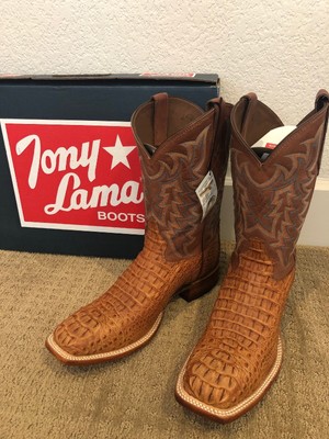 tony lama ostrich boots square toe