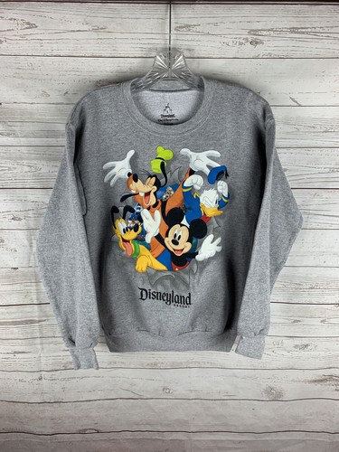 Disneyland Disney Mickey Mouse Goofy Pluto Donald Duck sweater size youth large