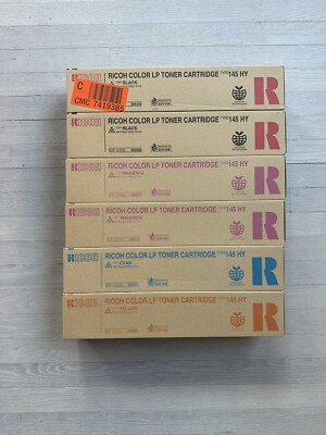 6 Ricoh Toner Type 145, 888309, 888311, 888310, 888308 - Ricoh Aficio SP C411DN