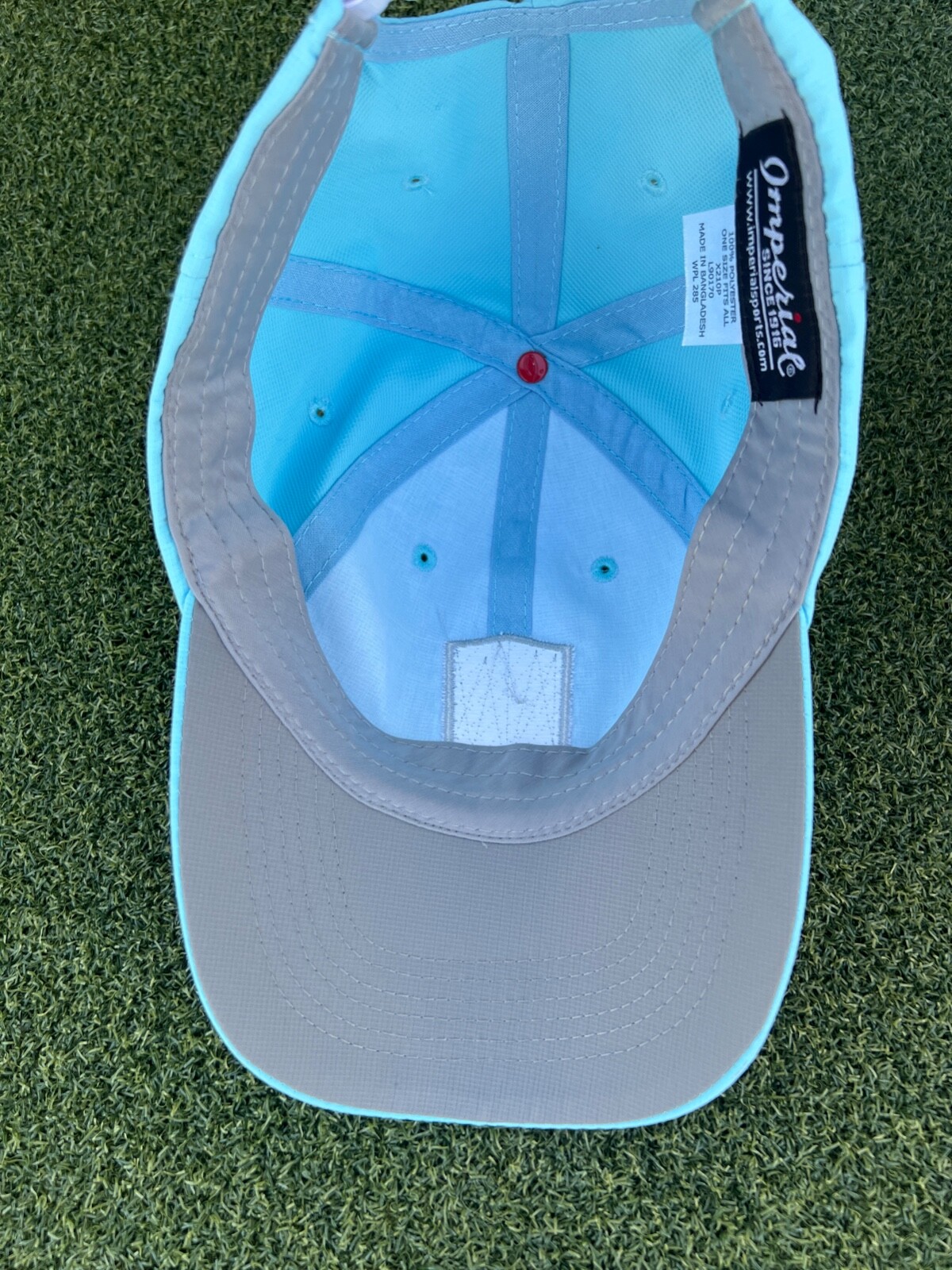 AJGA Girls ROLEX Visor Sky Blue Adjustable UPF50+ Imperial - RARE - Collector!